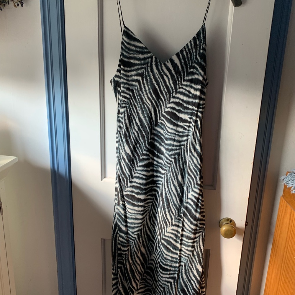 Ralph Lauren Wild Nights Zebra Print dress.